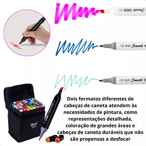 Kit 2 Livros Bobbie Goods Capa Dura + 120 Canetas Touch